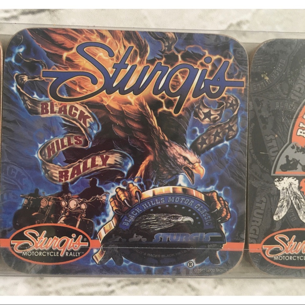 Collectors Sturgis Rally Coaster Set - Picture 7 of 9